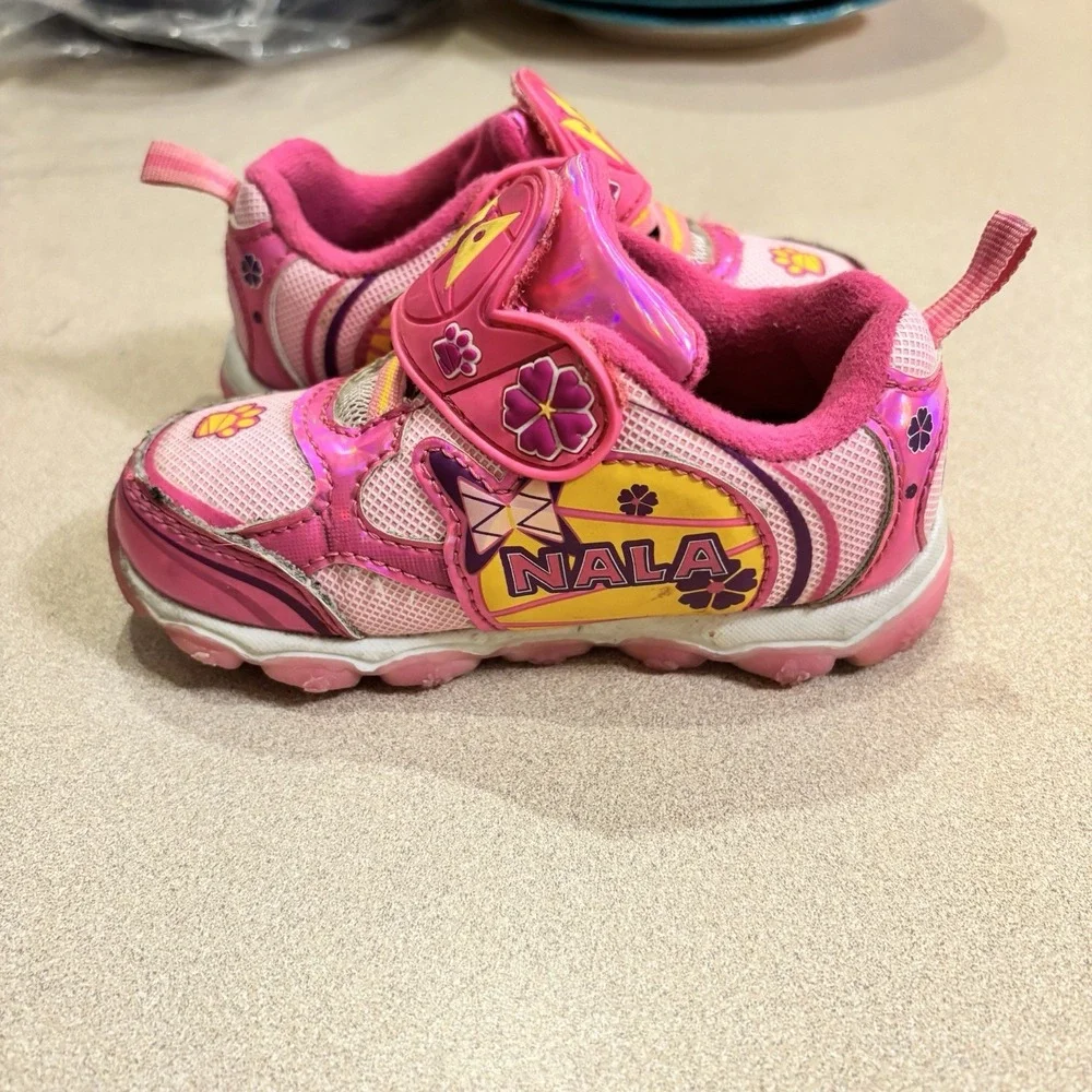 The Lion King Nala Shoes Little Girls Toddler Size 7 Y2k 'Light up' RARE HTF‎